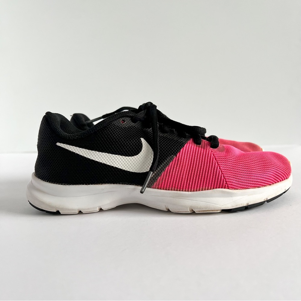 Nike Youth Flex Bijoux Black/Pink Athletic Shoes Size: 4